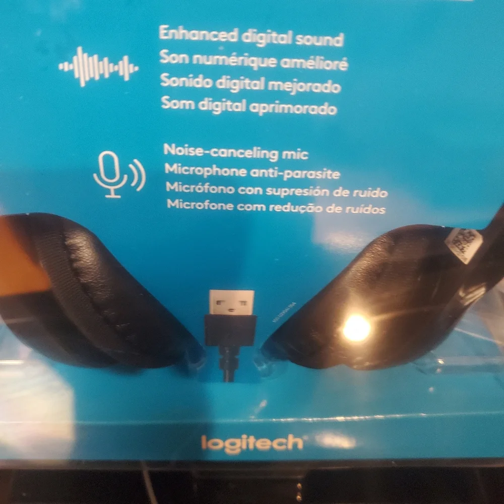 New Logitech USB computer headset